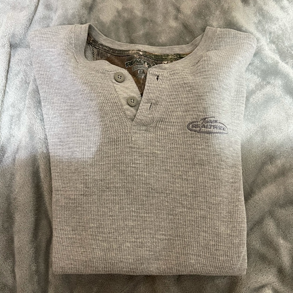 RealTree waffle print shirt